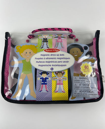 MELISSA & DOUG Set de bonecas com vestidos magnéticos