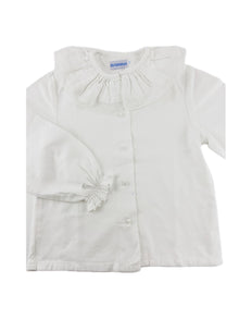 PATINHOS Camisa de gola de renda