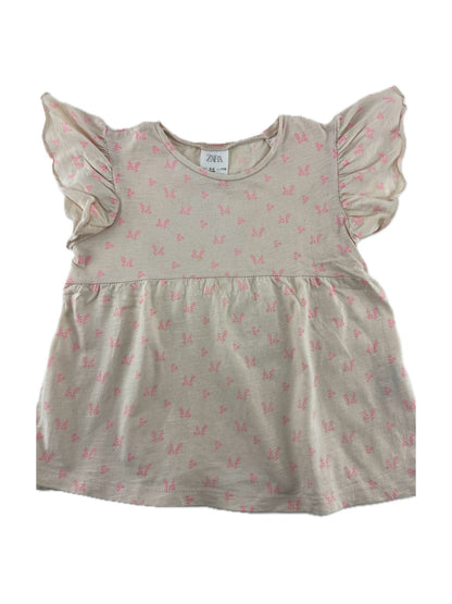 ZARA T-shirt com folho na manga