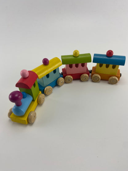 TOYS PURE Comboio de madeira