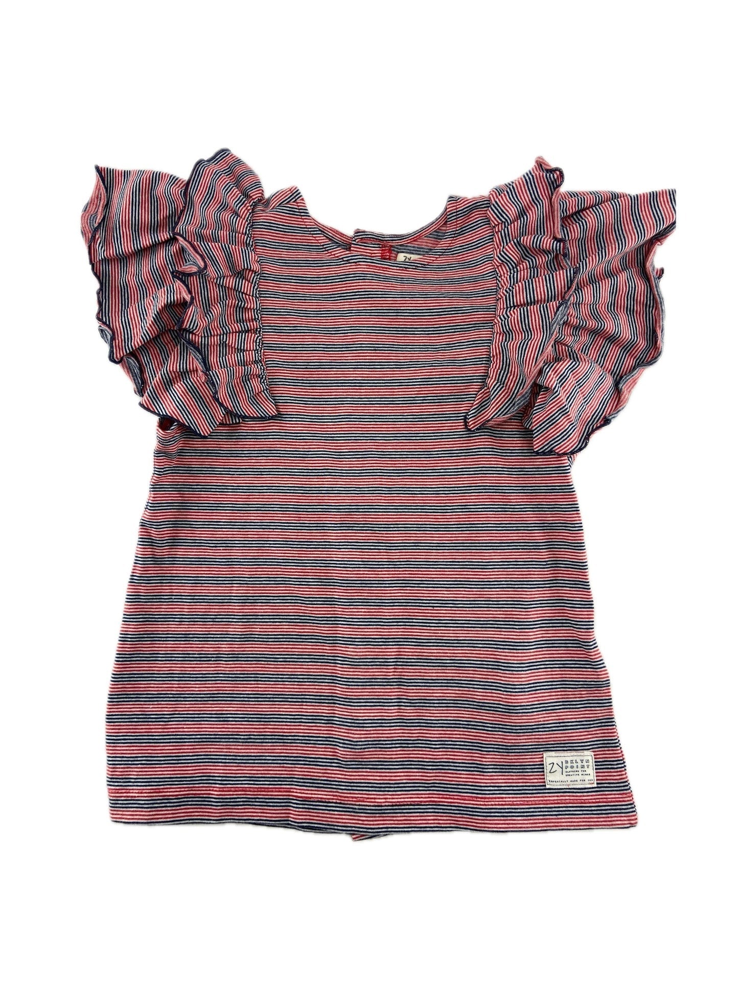 ZIPPY T-shirt com folho na manga
