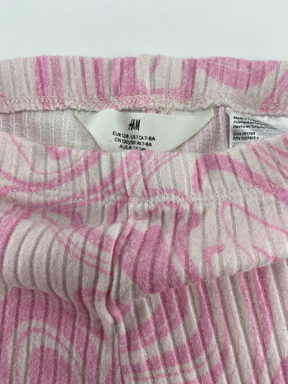 H&M Calças em malha canelada