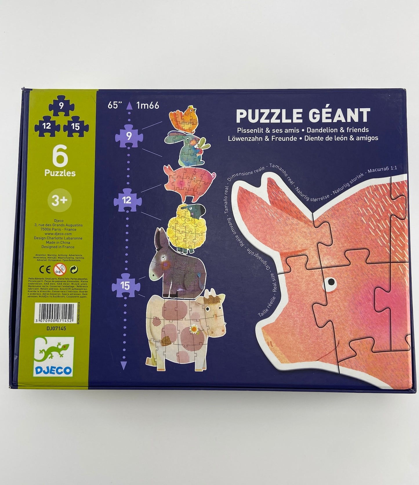 DJECO Puzzle Géant | Animais