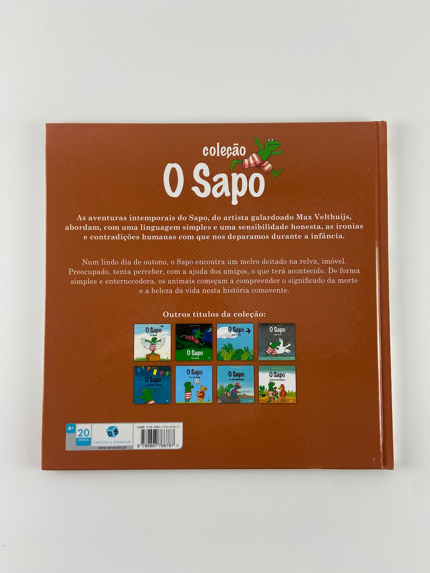 O sapo e canção do melro de Max Velthuijs