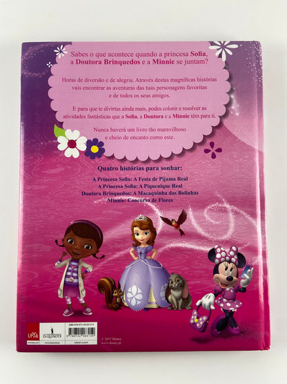 O livro completo Meninas de Minnie, Princesa Sofia e Dra Brinquedos