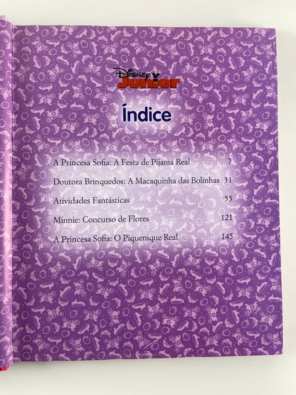 O livro completo Meninas de Minnie, Princesa Sofia e Dra Brinquedos