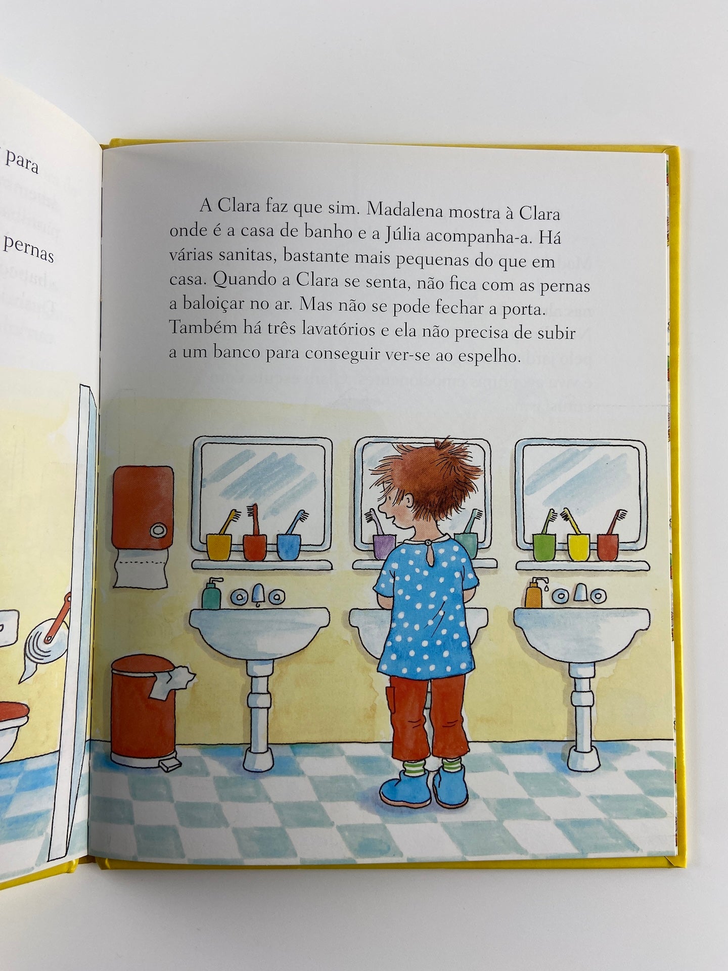 Clara no jardim-de-infância de Liane Schneider
