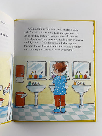 Clara no jardim-de-infância de Liane Schneider