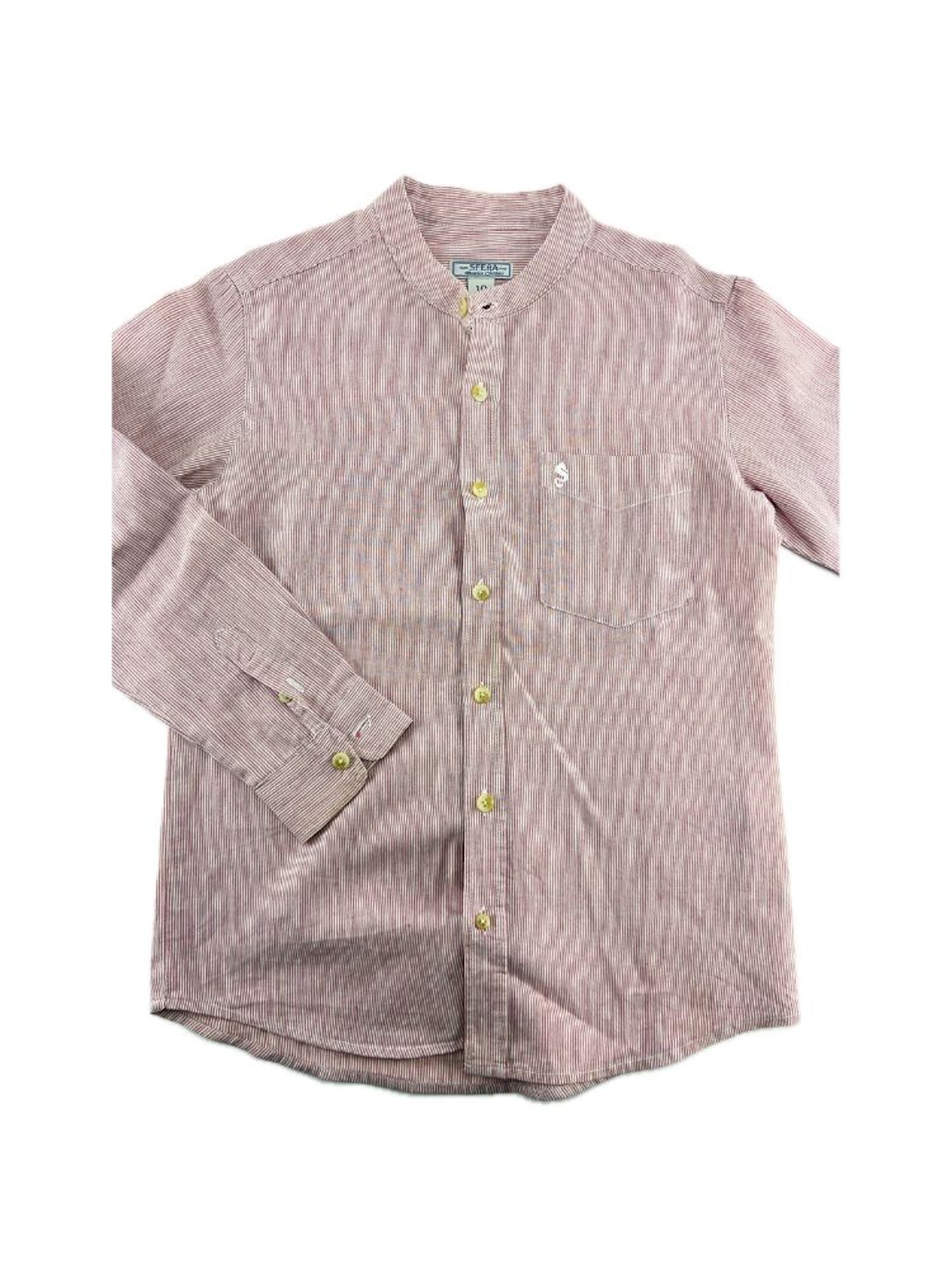 SFERA Camisa de linho sem gola