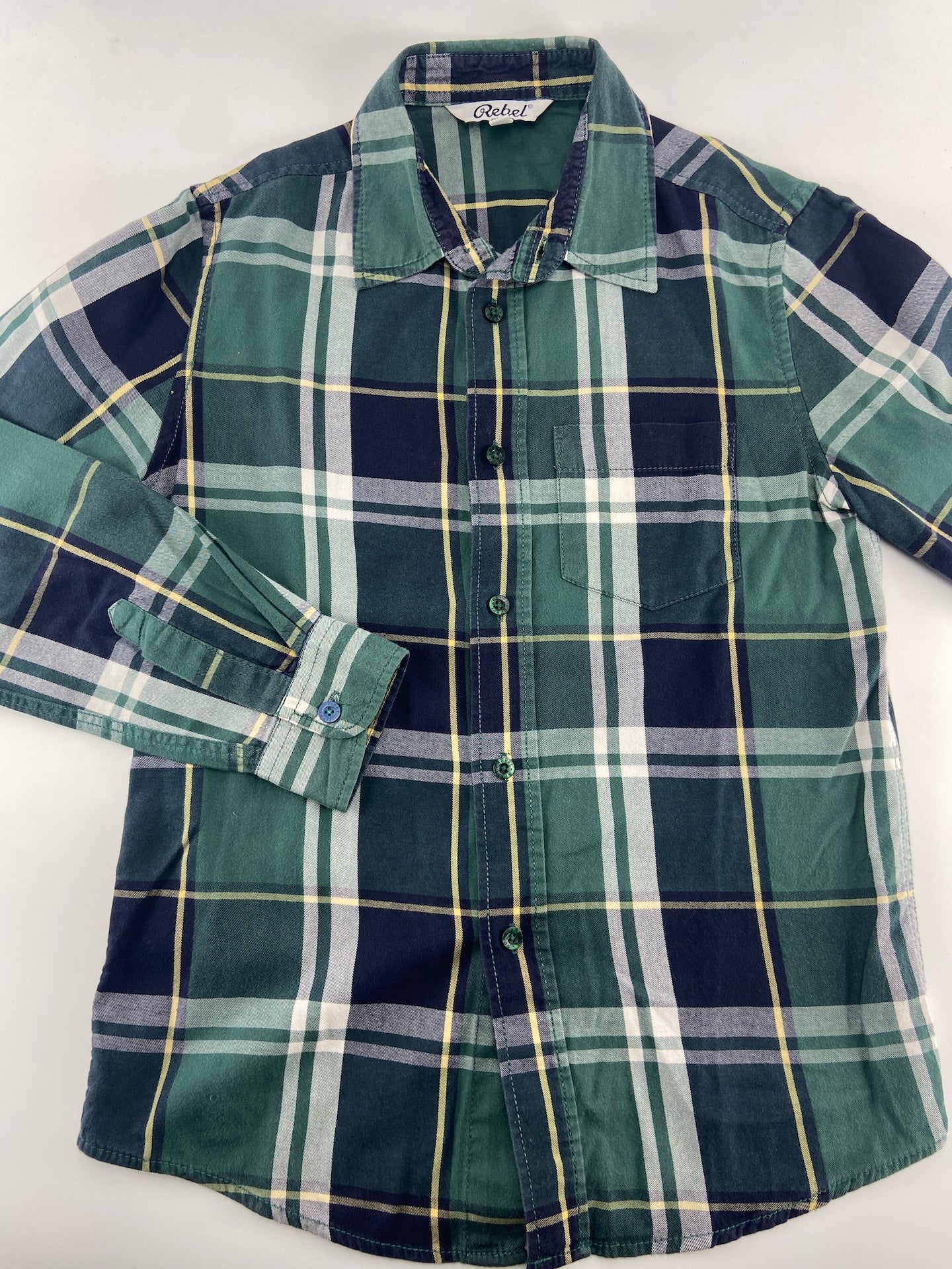 REBEL | Primark Camisa com padrão escocês