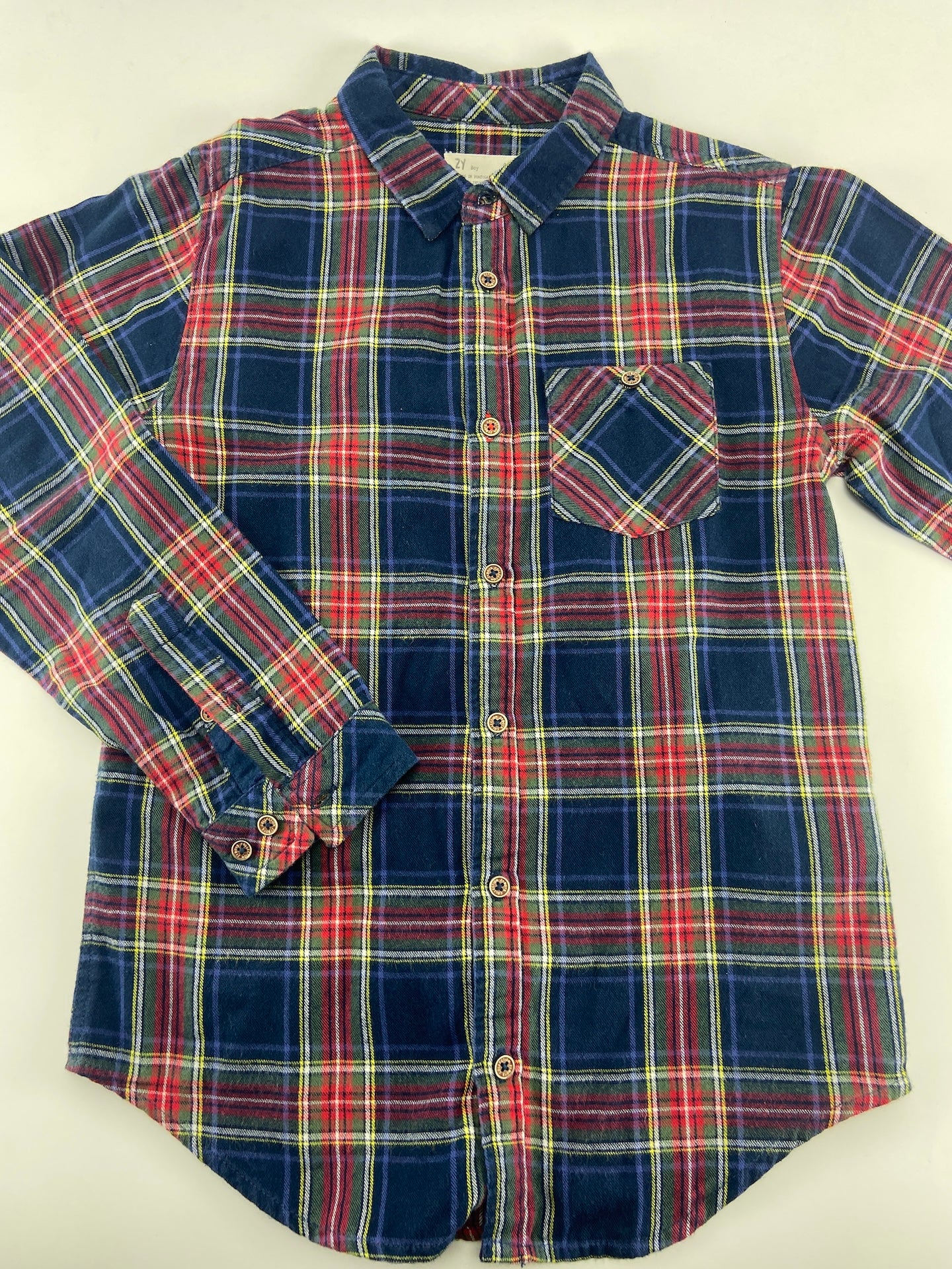 ZIPPY Camisa de vaiela escocesa