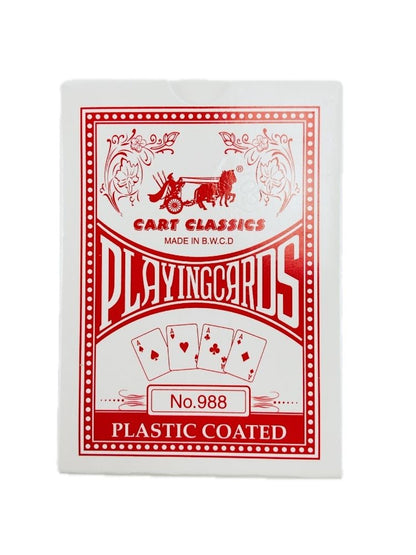 Baralho de cartas de plástico