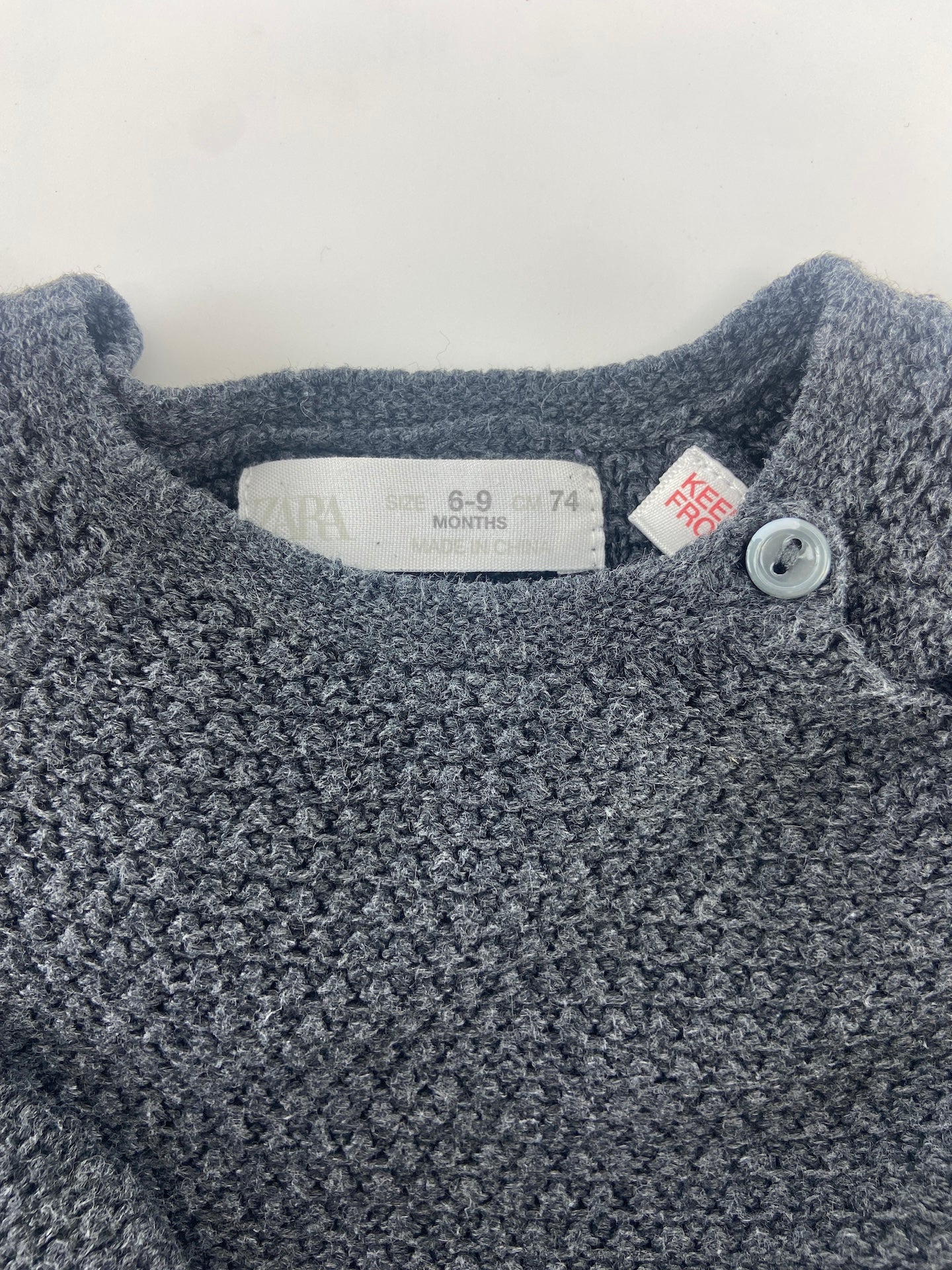 ZARA Conjunto de casaco e calças de malha