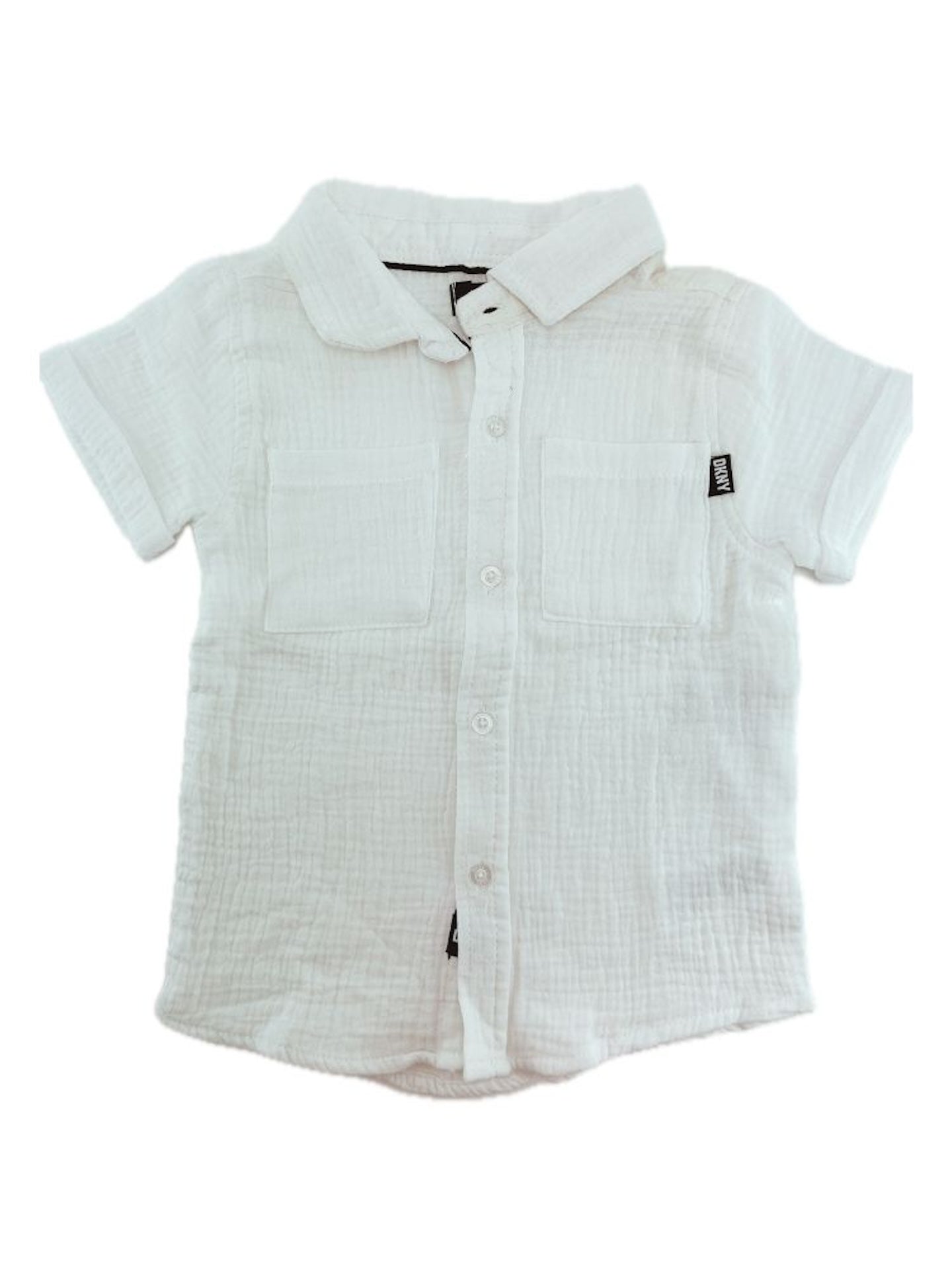 DKNY Camisa de linho
