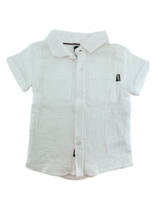 DKNY Camisa de linho