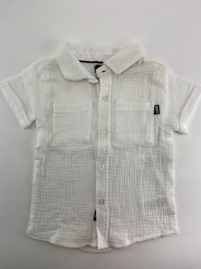 DKNY Camisa de linho