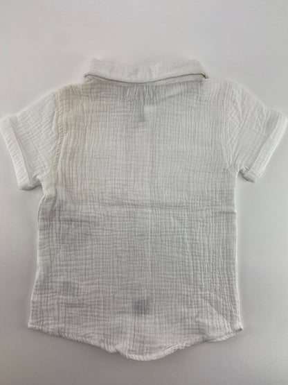 DKNY Camisa de linho