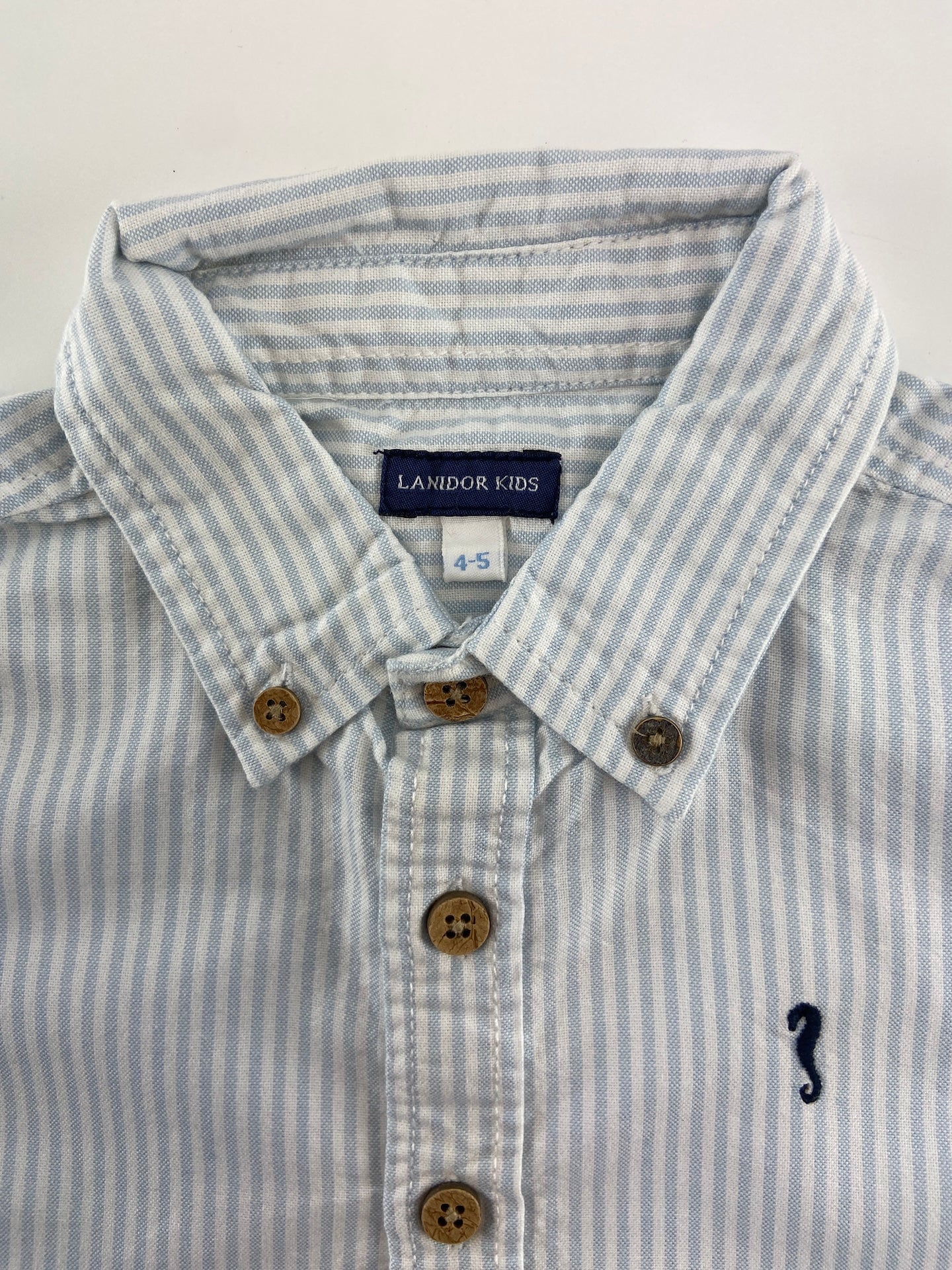 LANIDOR Camisa tipo oxford