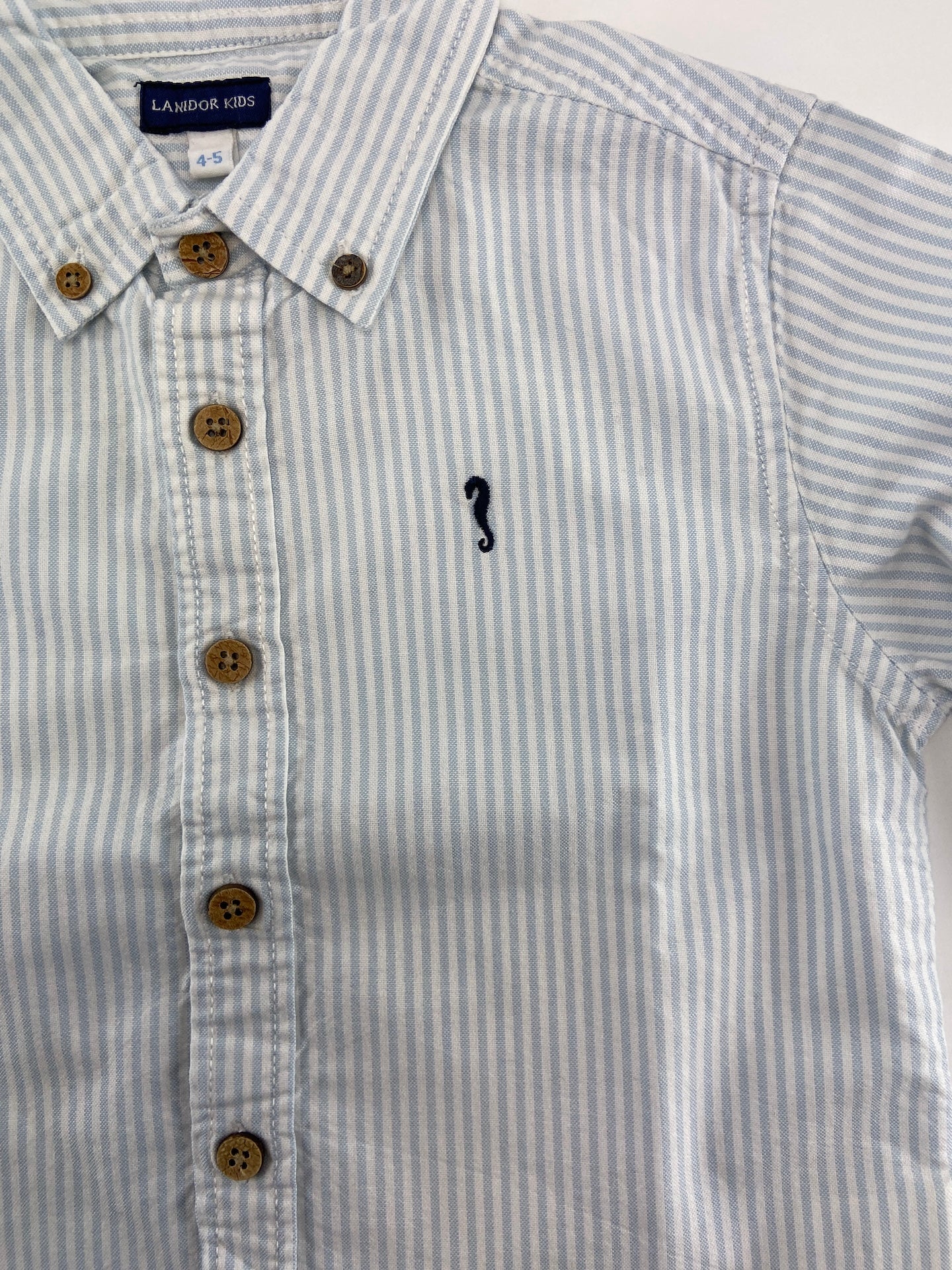 LANIDOR Camisa tipo oxford