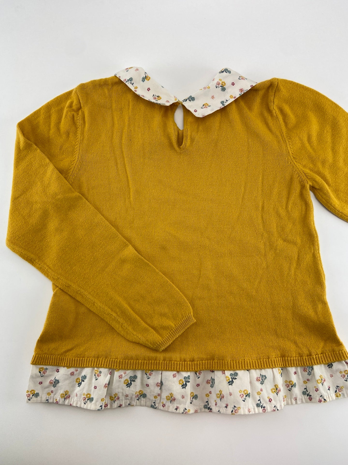 H&M Camisola de malha com gola e folho