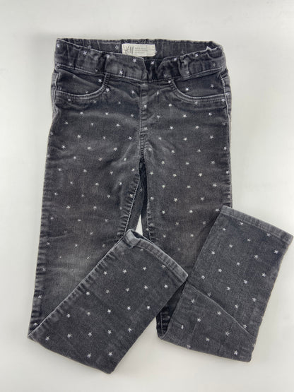 H&M Leggings em bombazine com estrelas