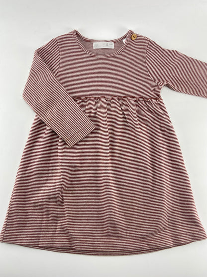 ZARA Vestido às riscas