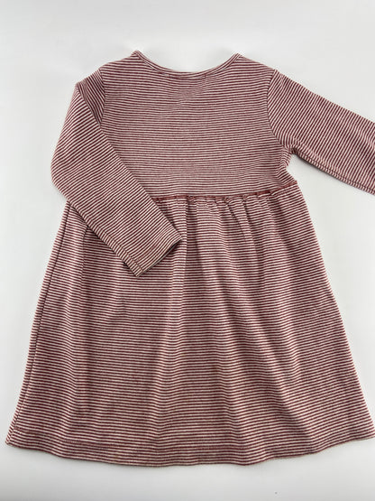 ZARA Vestido às riscas