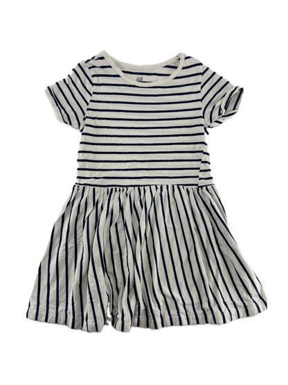 H&M Vestido às riscas