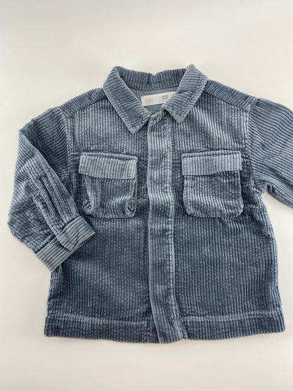 ZARA Sobrecamisa em veludo cotelê