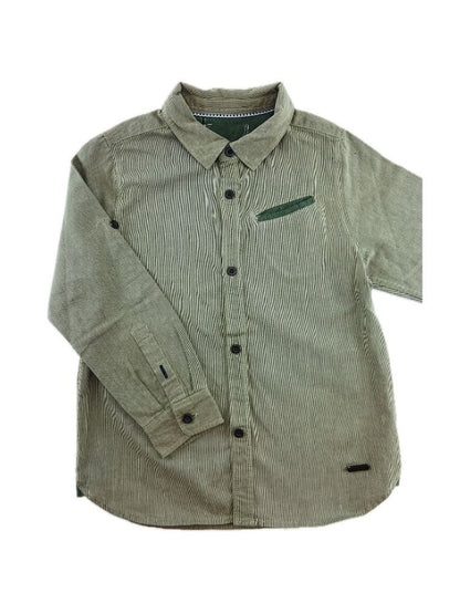 ZARA Camisa textura riscas