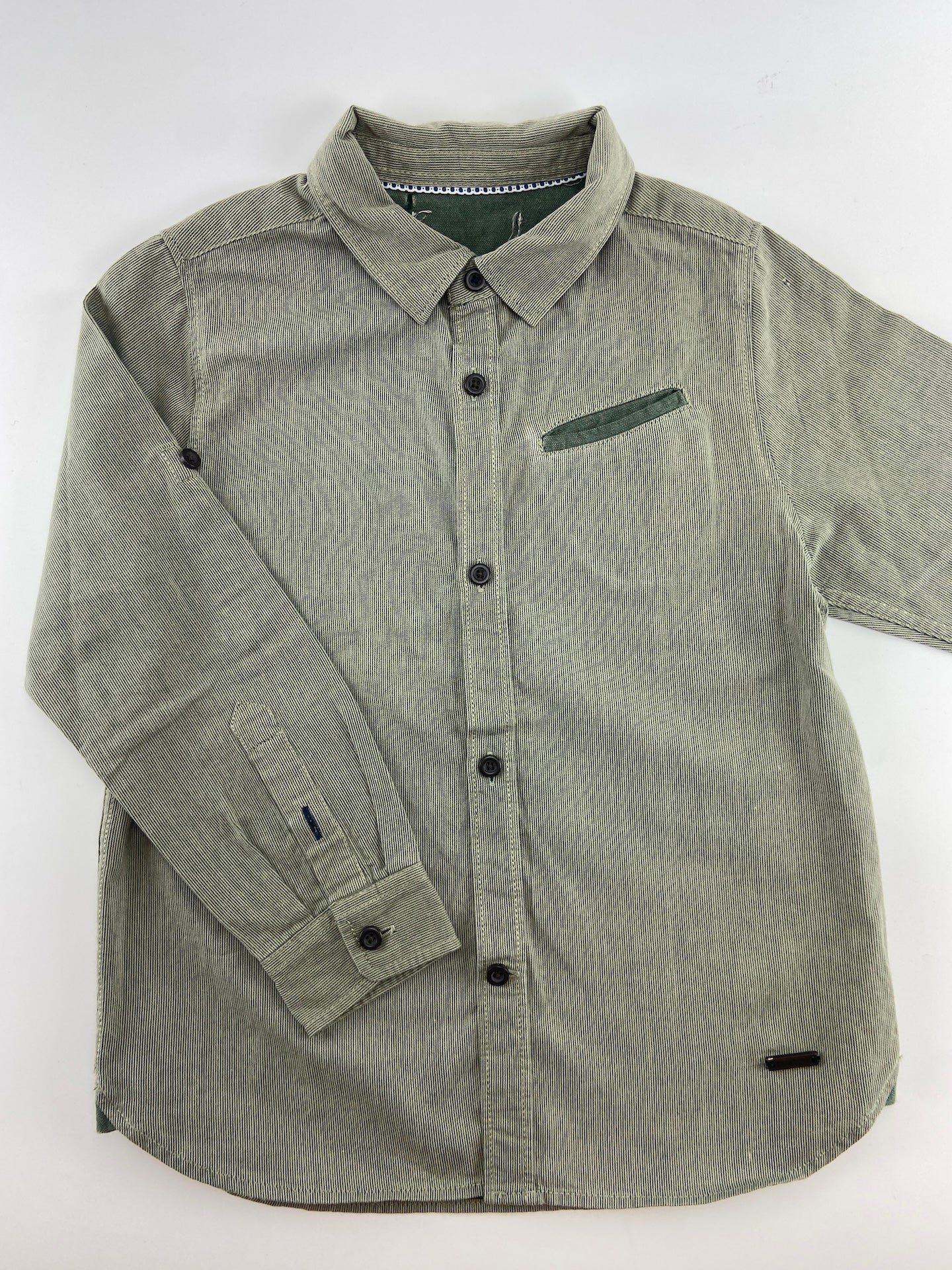 ZARA Camisa textura riscas