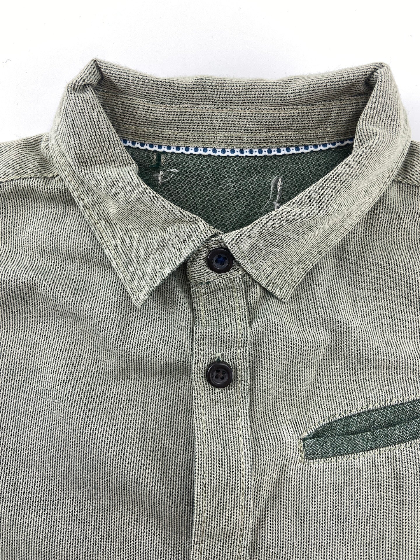 ZARA Camisa textura riscas