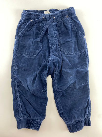 H&M Calças em bombazine