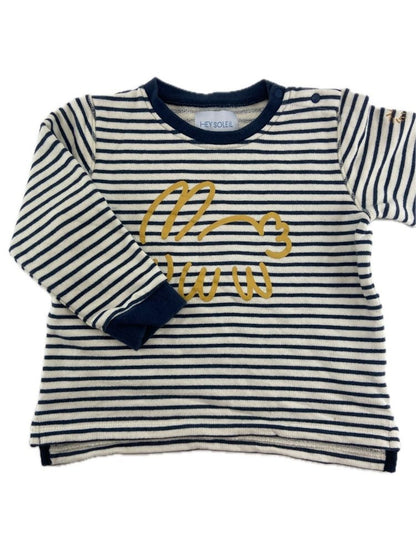 HEY SOLEIL Sweatshirt de riscas