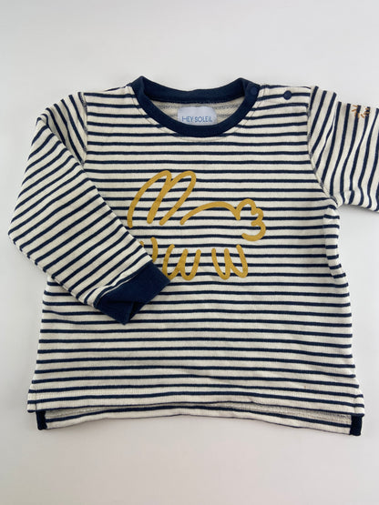 HEY SOLEIL Sweatshirt de riscas