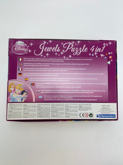 CLEMENTONI 4 Puzzle princesas Disney