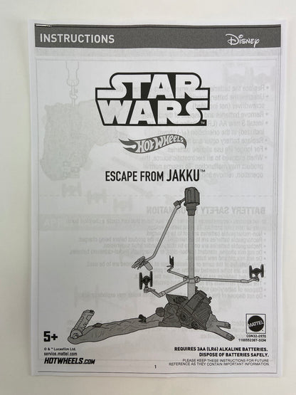 HOT WHEELS Star wars | Escape from jakuu