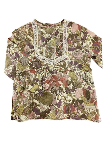 NECK & NECK Túnica estampada com renda