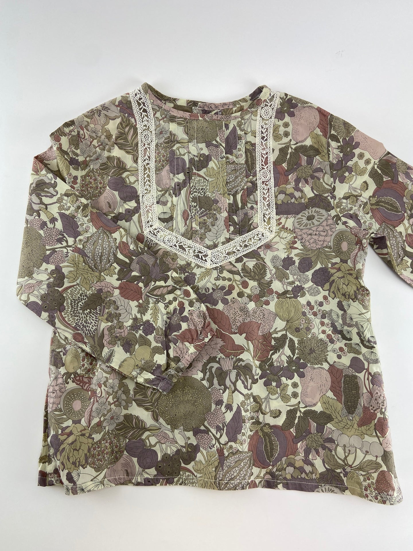 NECK & NECK Túnica estampada com renda