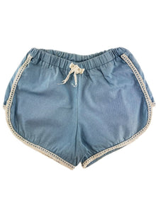 VINTAGE BAZAR Calções com bordado