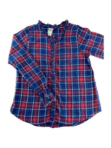 OSHKOSH Camisa escocesa com folho