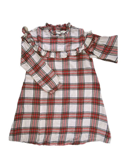 VERTBAUDET Vestido escocês