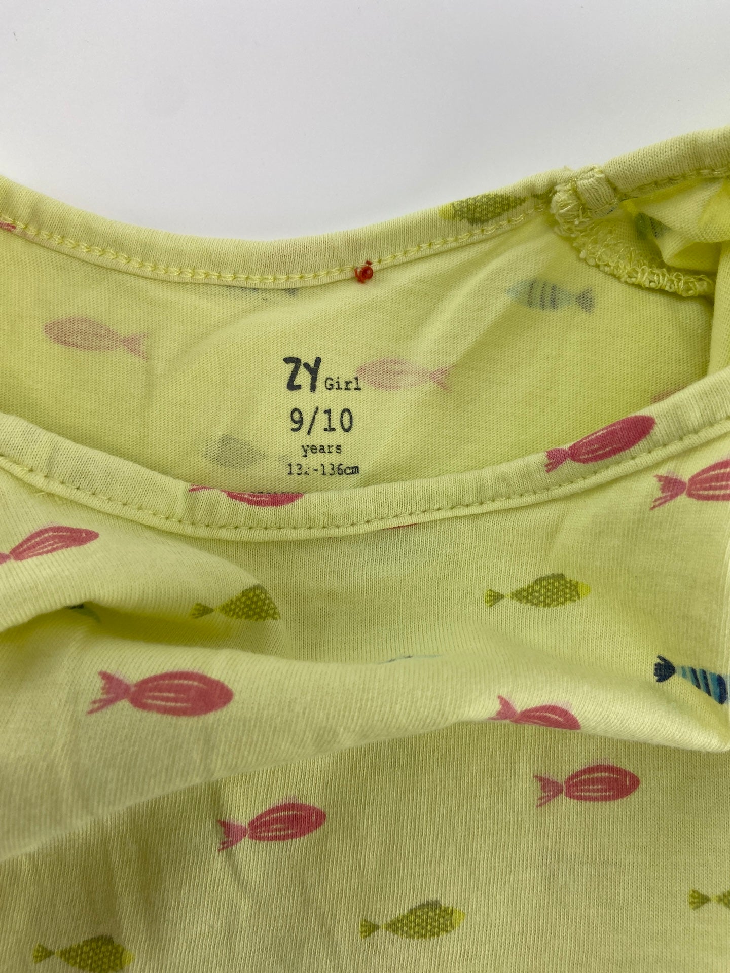 ZIPPY Vestido padrão de peixes