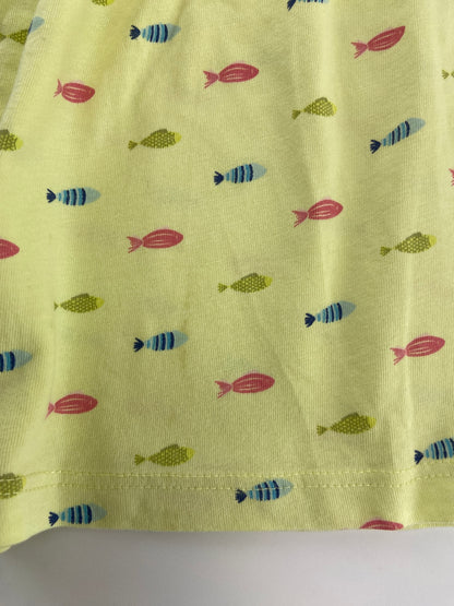 ZIPPY Vestido padrão de peixes