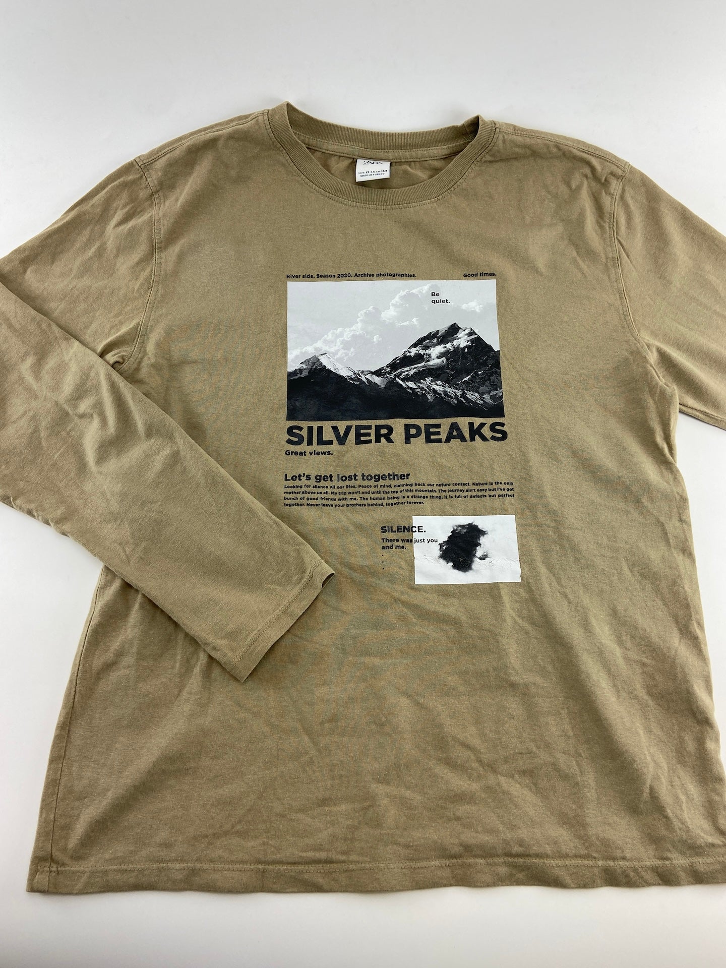 ZARA Longsleeve Silver peaks