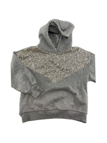 ZARA Sweatshirt de capuz com lantejoulas