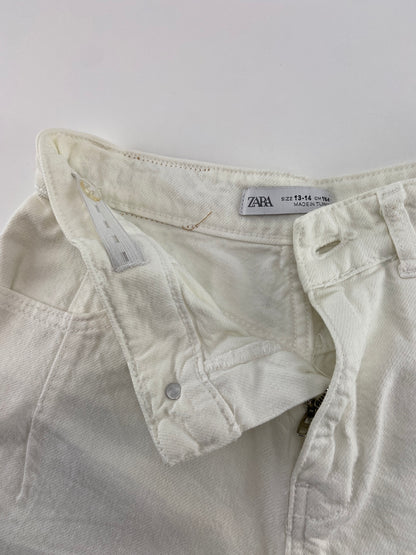 ZARA Calções de ganga