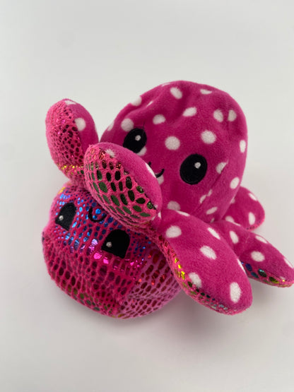 Polvo peluche dupla face