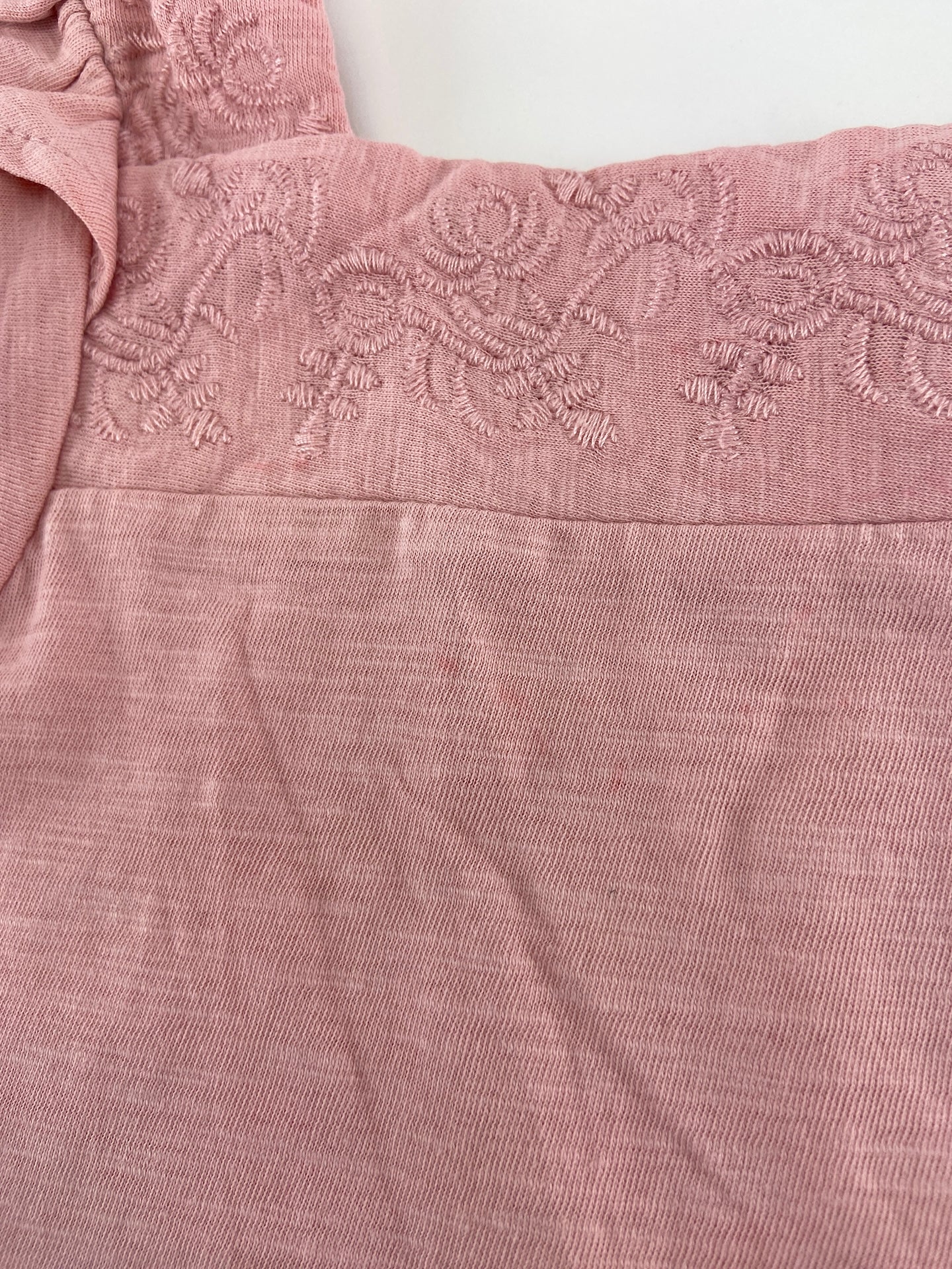ZARA T-shirt | túnica com folho nas mangas