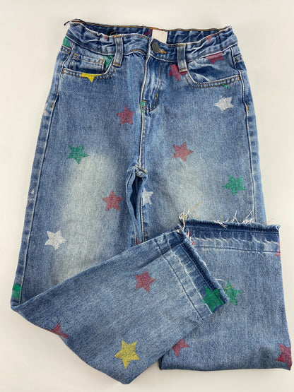CODE Calças de ganga com estrelas